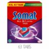 SOMAT All in 1 Extra Geschirrspültabs XXL Faltschachtel SOMAT All in 1 Extra Geschirrspültabs / VPE: 63 Tabs
