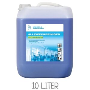 WUK Allzweckreiniger Citrofrisch 10 Liter Ein Kanister WUK Allzweckreiniger Citrofrisch. VPE: 10 Liter Kanister