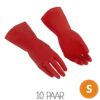 VILEDA Multipurpose Gummihandschuhe rot S Ein Paar Gummihandschuhe rot Größe S von VILEDA Multipurpose. VPE: 10 Paar
