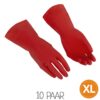 VILEDA Multipurpose Gummihandschuhe rot XL Ein Paar Gummihandschuhe rot Größe XL von VILEDA Multipurpose. VPE: 10 Paar