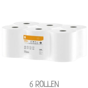 WEPA Satino 319290 Handtuchrollen HiCycle Packung mit 6 WEPA Satino 319290 Handtuchrollen / PT1 Systemrollen HiCycle. VPE: 6 Rollen